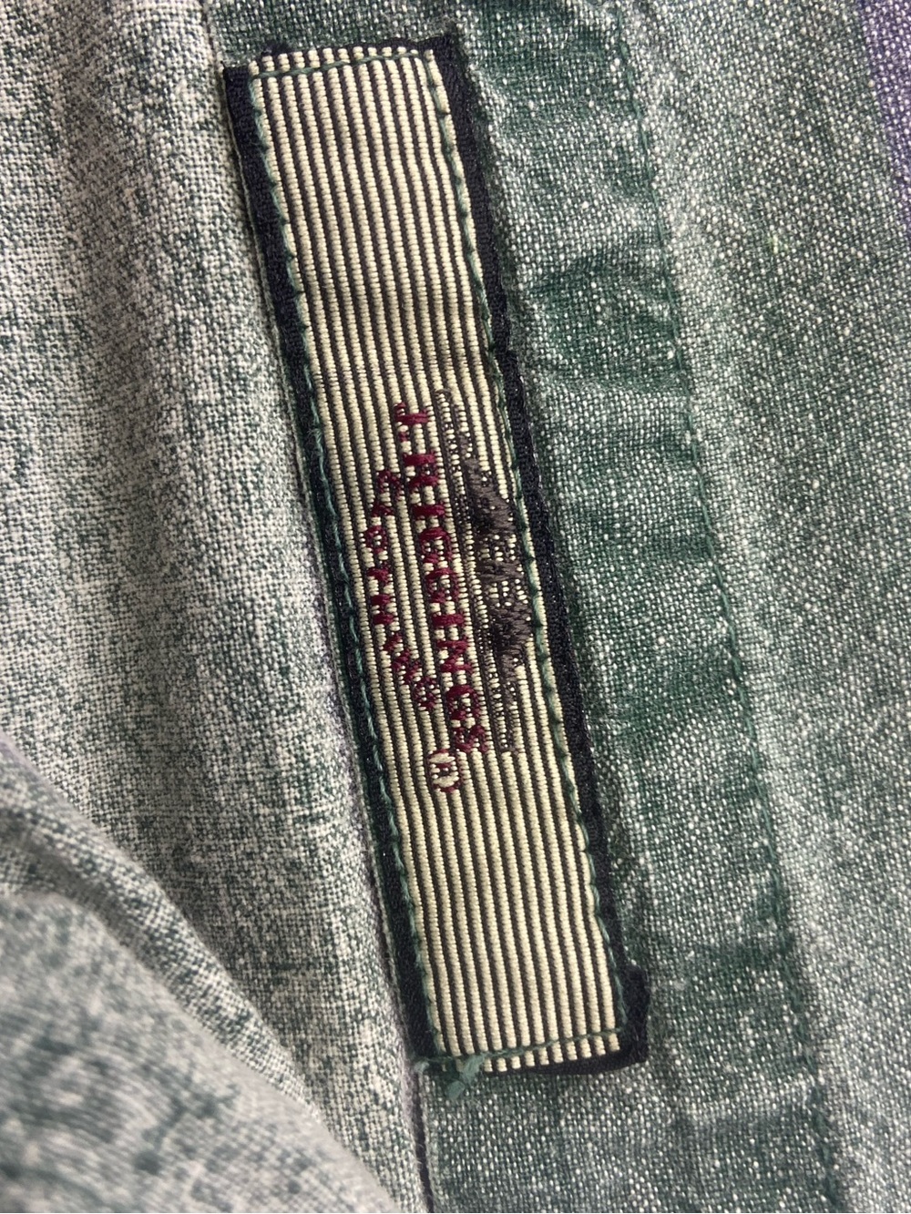 Men's Multicolor Striped Button-Up Shirt - Casual Long Sleeve - Picture 6 of 8